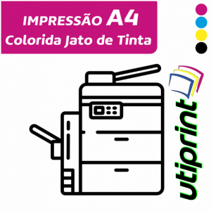 Impressão Colorida Papel fosco (certificado) Papel offset A4  Fosco Corte reto 