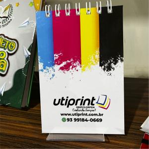 Kit 4 cadernos anotação 10x15cm Personalizada 100 pag Capa dura, miolo datada ou Pautada Impresso em PB 15x21    